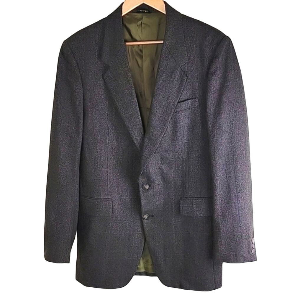 Vintage Witty Brothers Wool Blend Sport Coat size 41L Brown 2 Button
